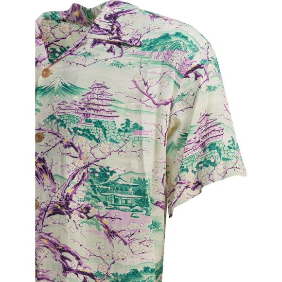 Sun Surf Scenery Of Japan Shirt Tag Size M Men - Picture 4 of 4